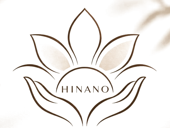 Hinano Lotus und Hände Logo